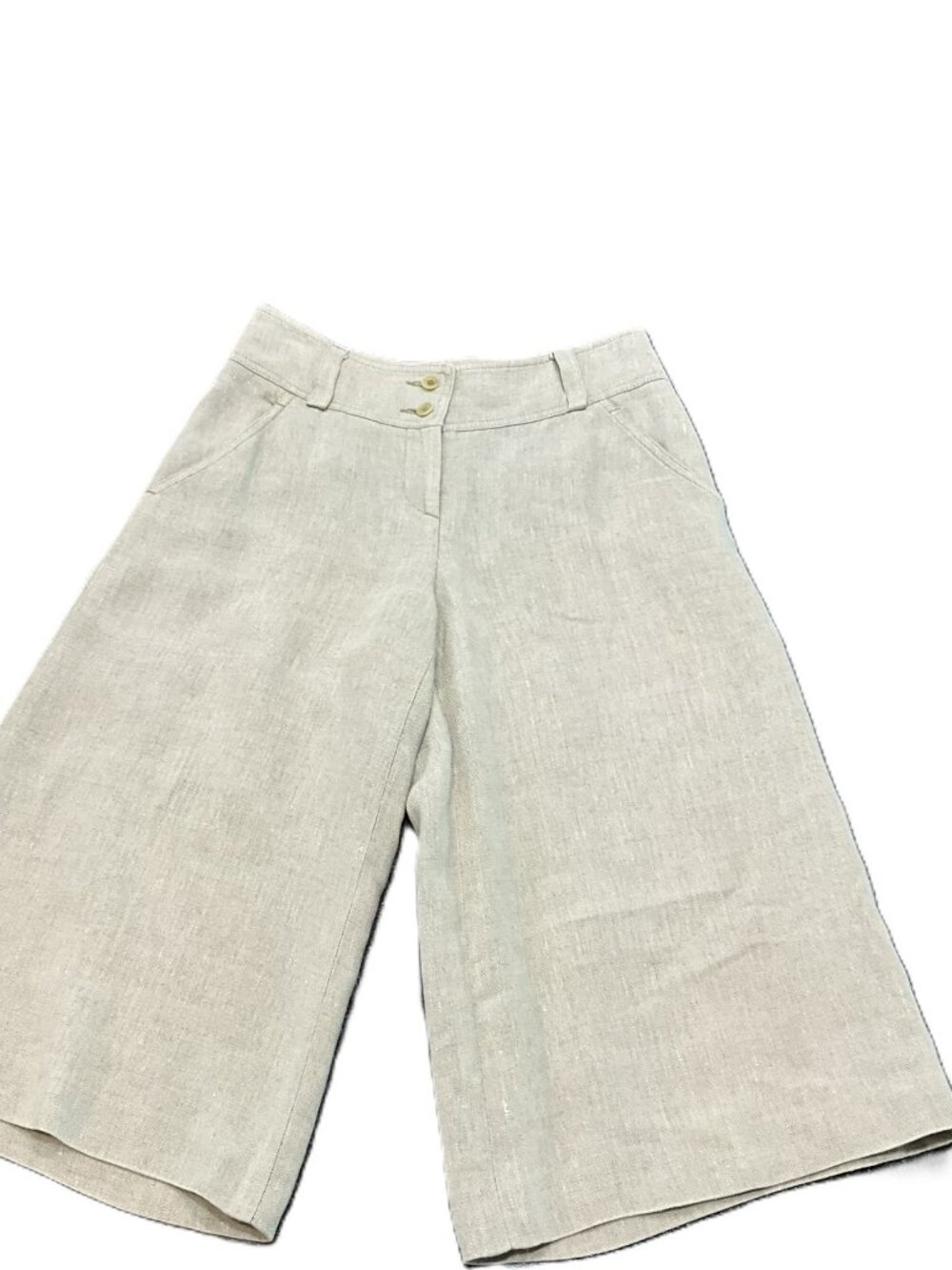 VNT Etro linen Wide Leg Capri pants Size IT 40 Italy